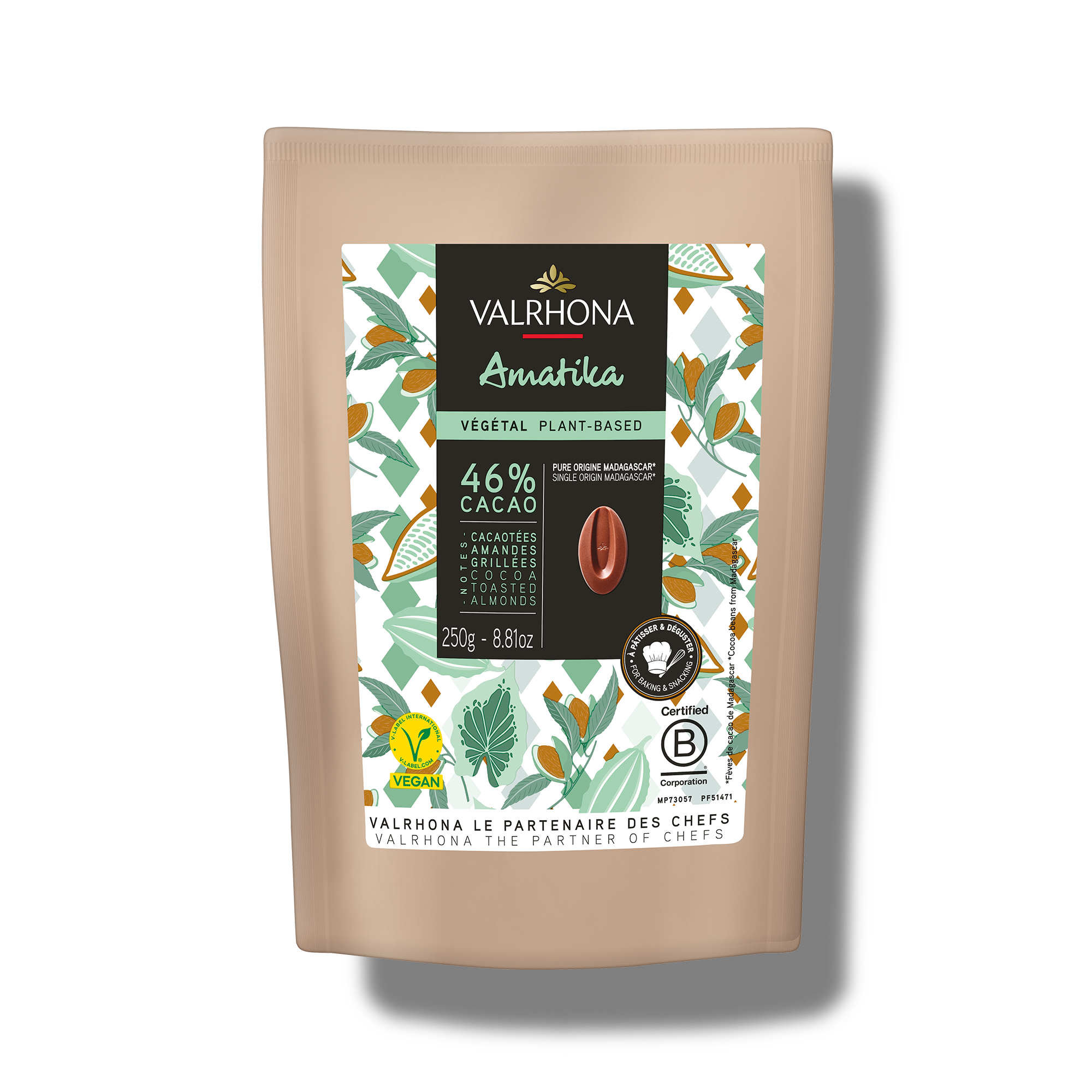 Vegan Milk Chocolate Amatika 46% With Valrhona Collection