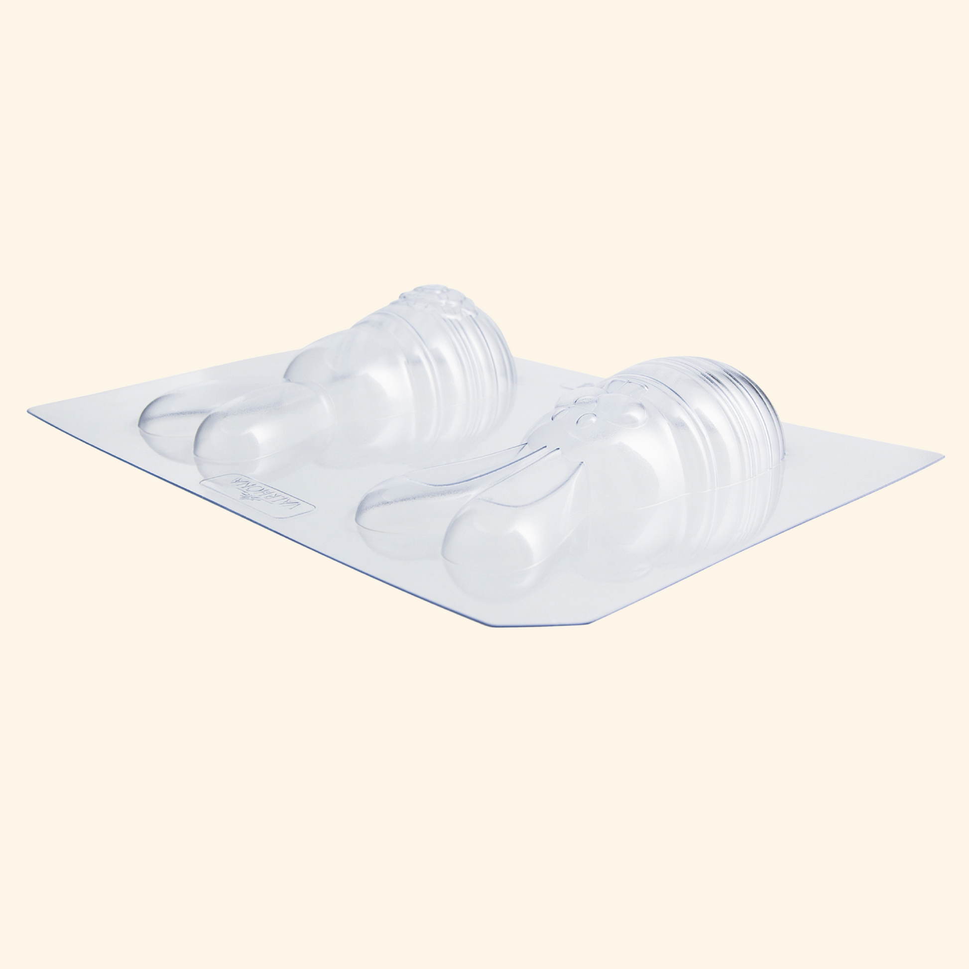 Easter Bunny Mold Print From The Side