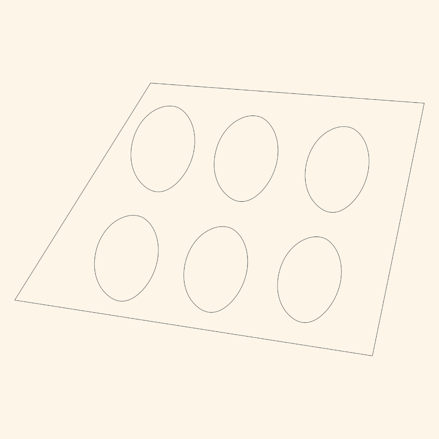 Half-Egg Mold Sketch