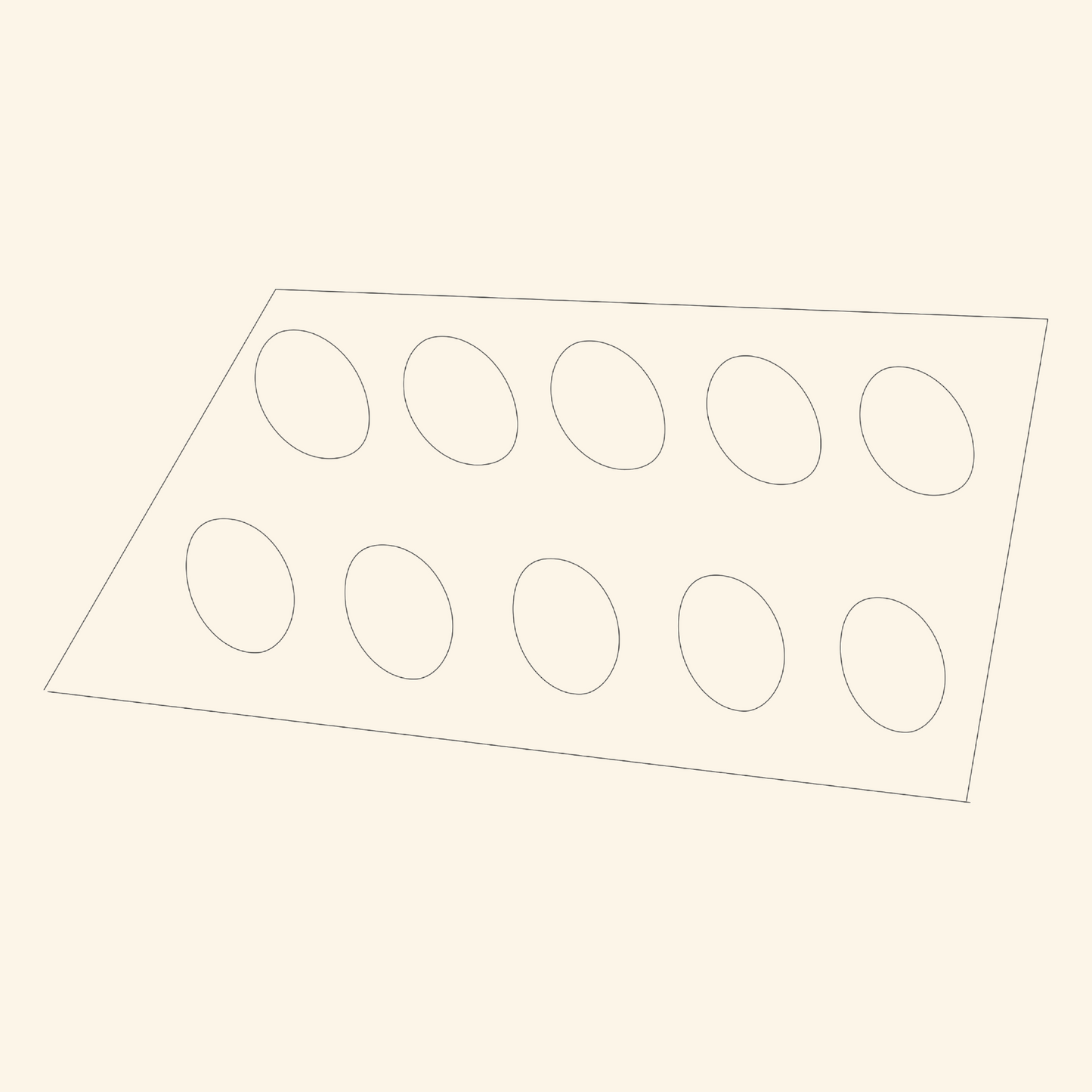 Half-Egg Mold Sketch