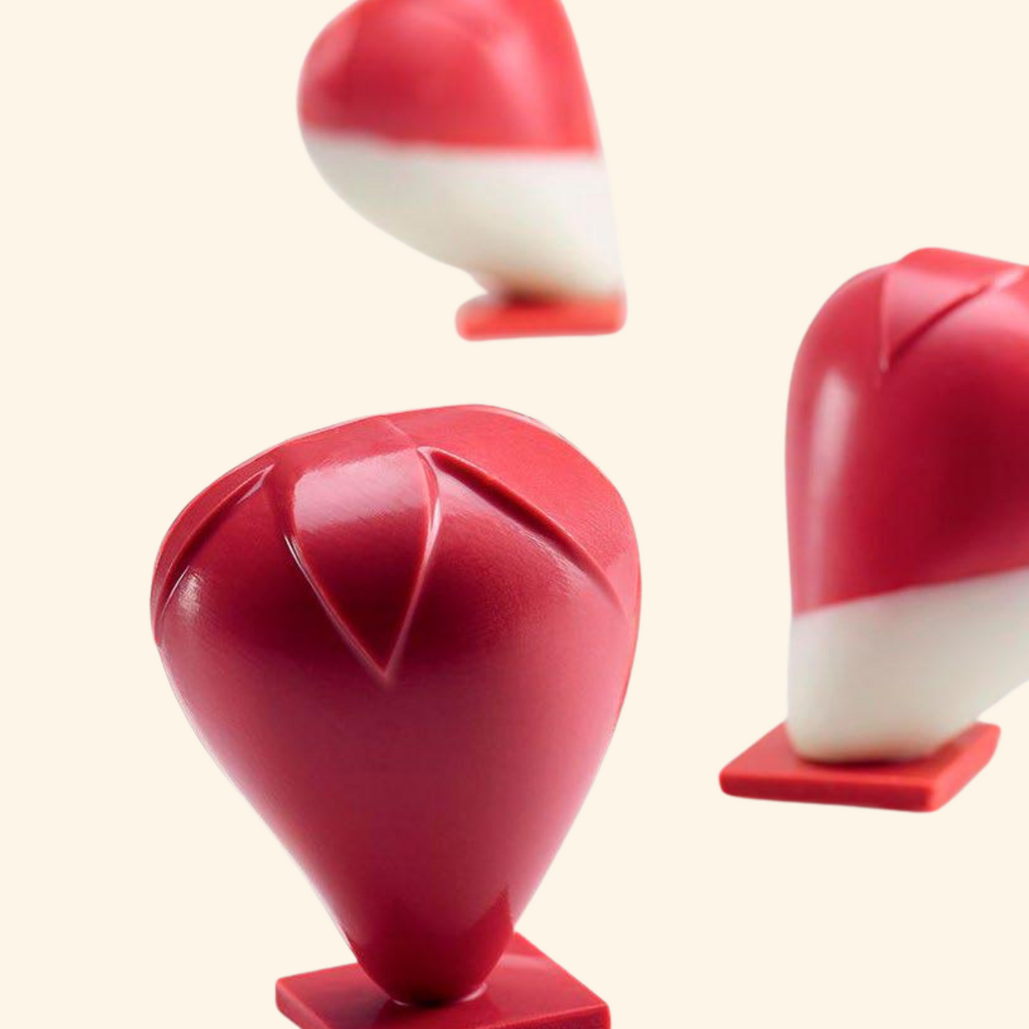 Large Strawberry Mold Finished Product