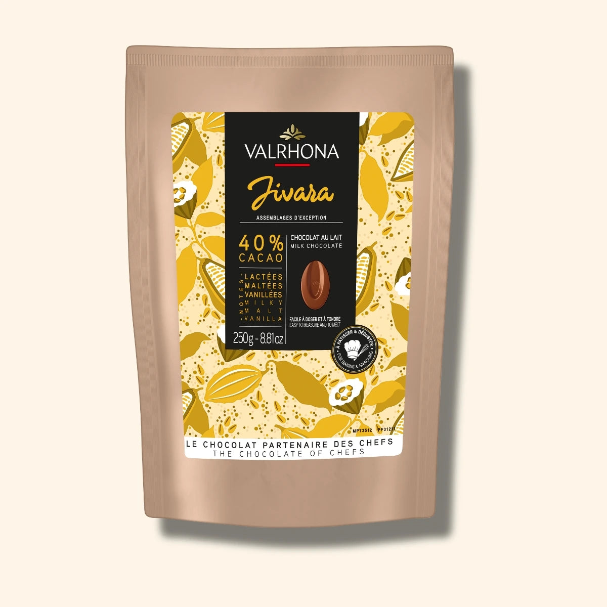 Milk Baking Chocolate Jivara | Milk chocolate recipe – valrhona