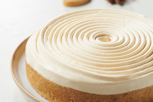 Whirl Dulcey Tart with hazelnut and candied oranges