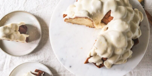 YUZU BUNDT CAKE WITH LEMON ICING
