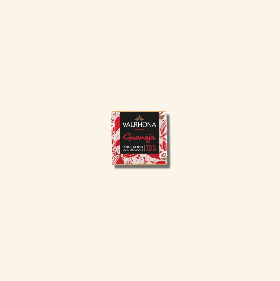 Box of 200 Dark Chocolate Squares Guanaja 70% - 2lb 3oz.