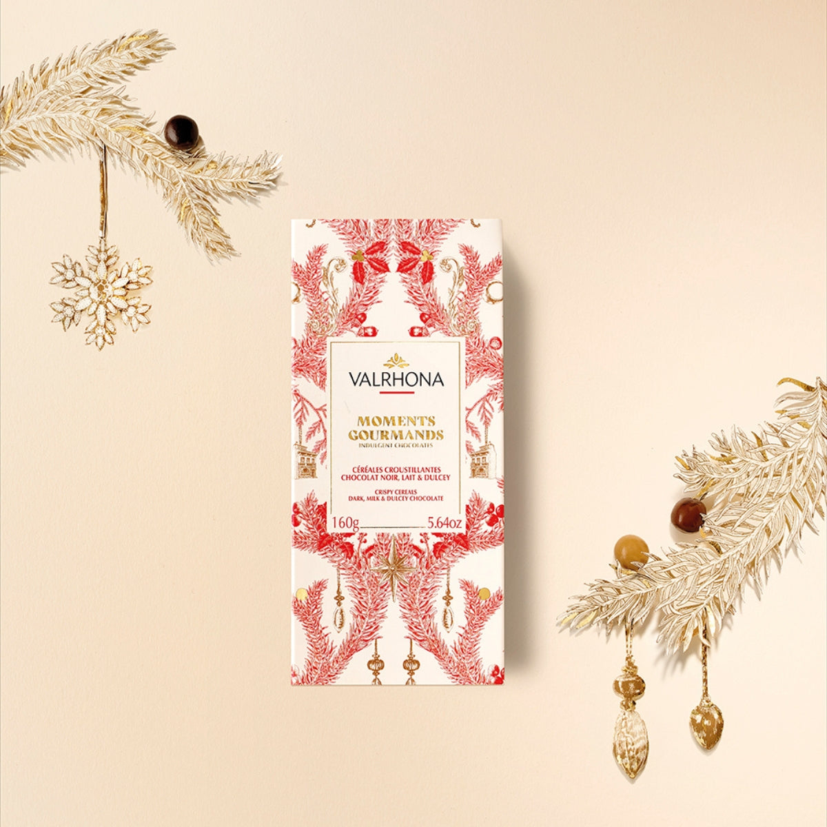 Holiday Gift Box: Dark, Milk & Dulcey Crispy Pearls – 5.6 oz