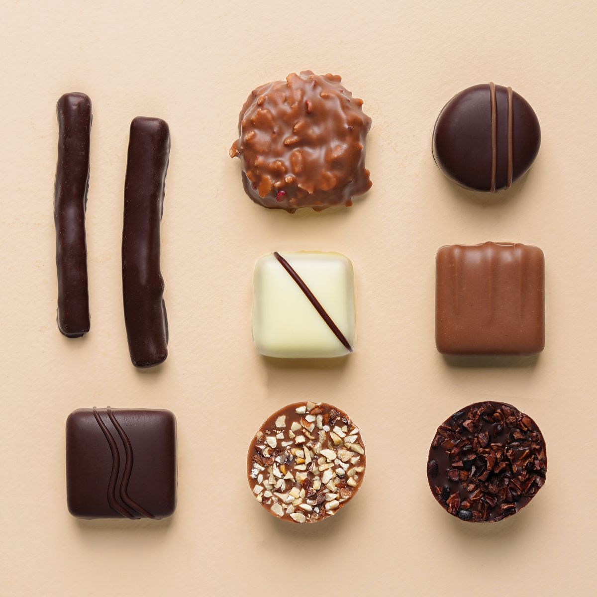Holiday Gift Box of 25 Assorted Fine Chocolates - 8.11oz