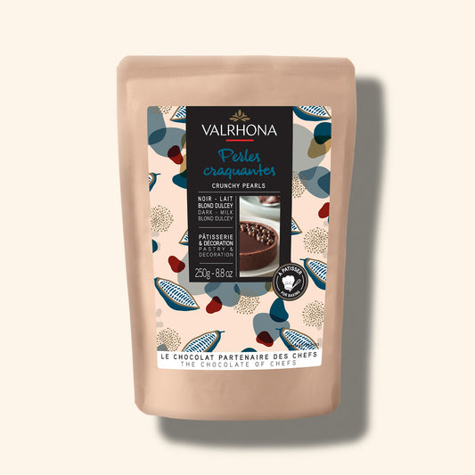 Chocolate Covered Crunchy Pearls Front Packaging