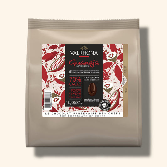 Dark Baking Chocolate Guanaja 70 Percent Big Bag Front Packaging