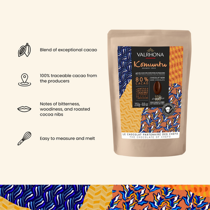 Dark Baking Chocolate Komuntu 80 Percent Small Bag Product Details