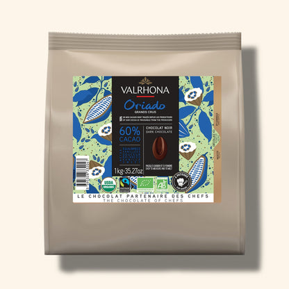 Dark Baking Chocolate Oriado 60 Percent Big Bag Front Packaging