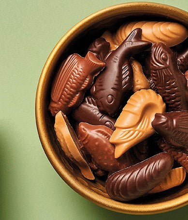 Spring Chocolate Treats Dark Milk Dulcey Close Up Images