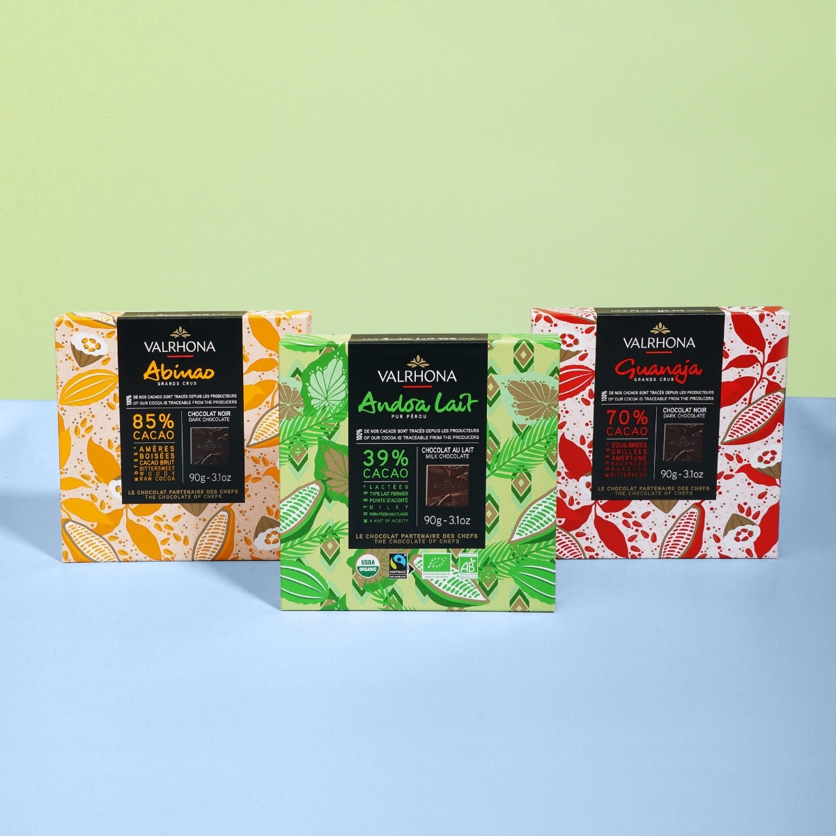 Gift Box 18 Dark Chocolate Squares Abinao 85 Percent Product Range