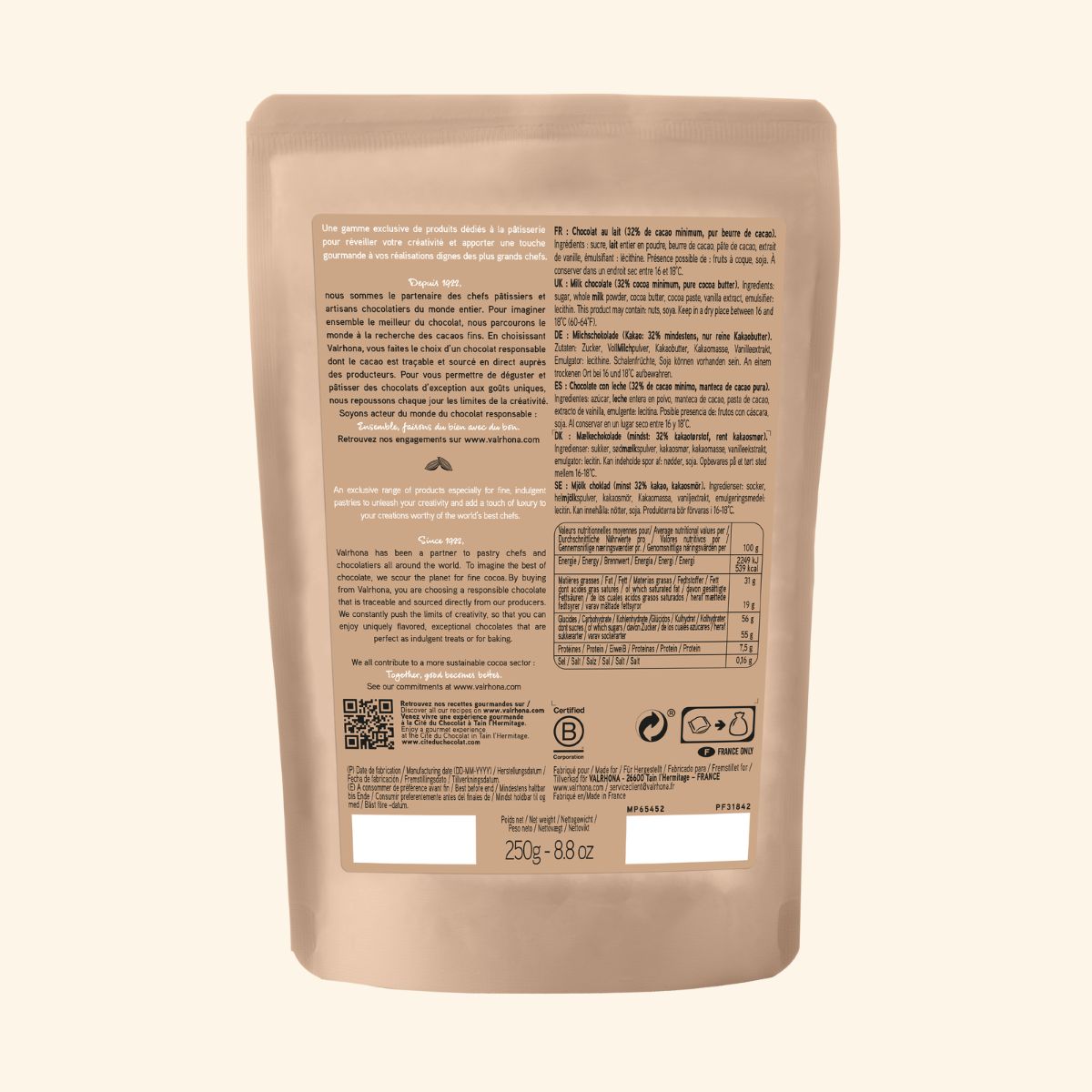 Milk Chocolate Chips for Baking - 8.8oz
