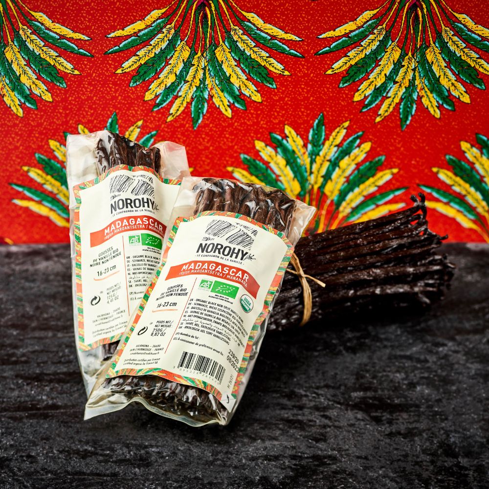 Organic Madagascar Vanilla Beans Bag With Beans