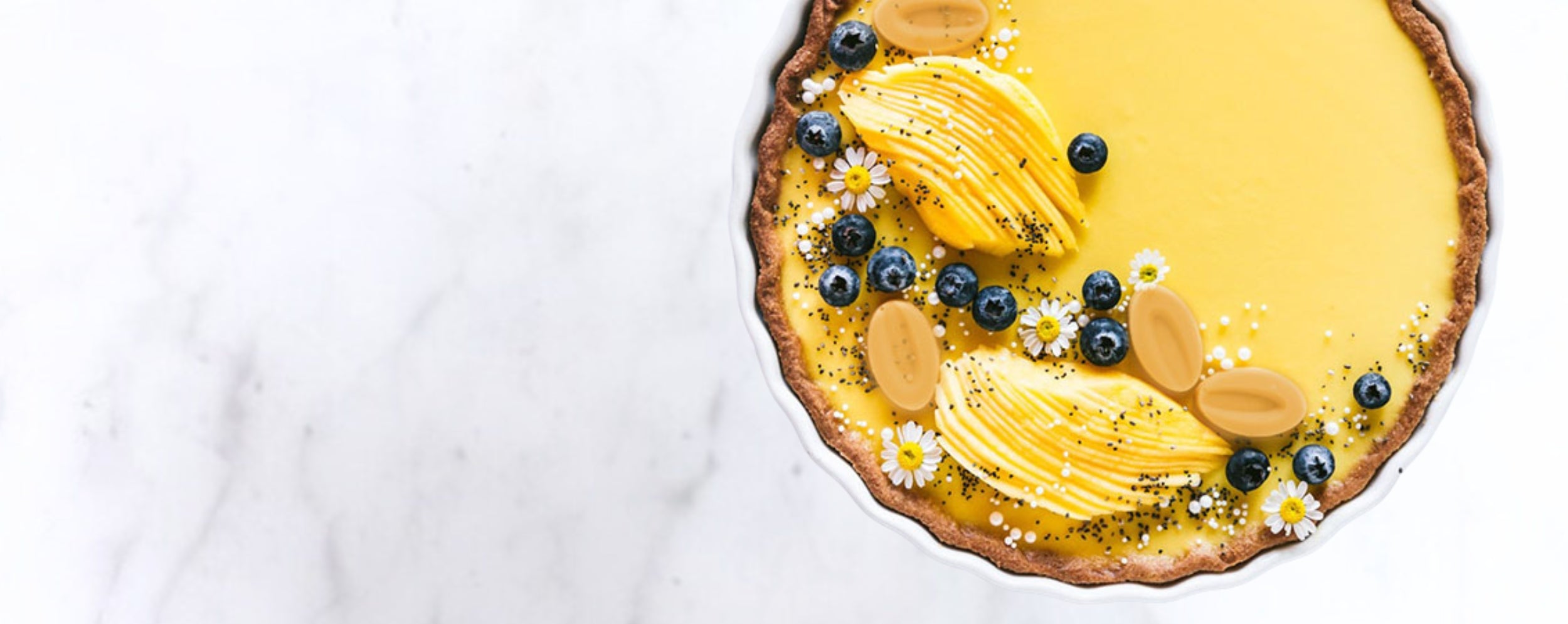 Passion fruit summer tarts