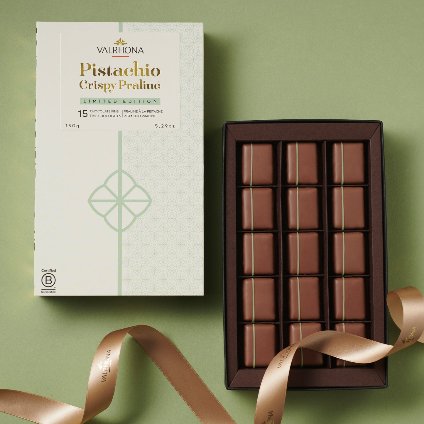 LIMITED EDITION Pistachio Praliné (Dubai Chocolate) Gift Box - 5.29oz