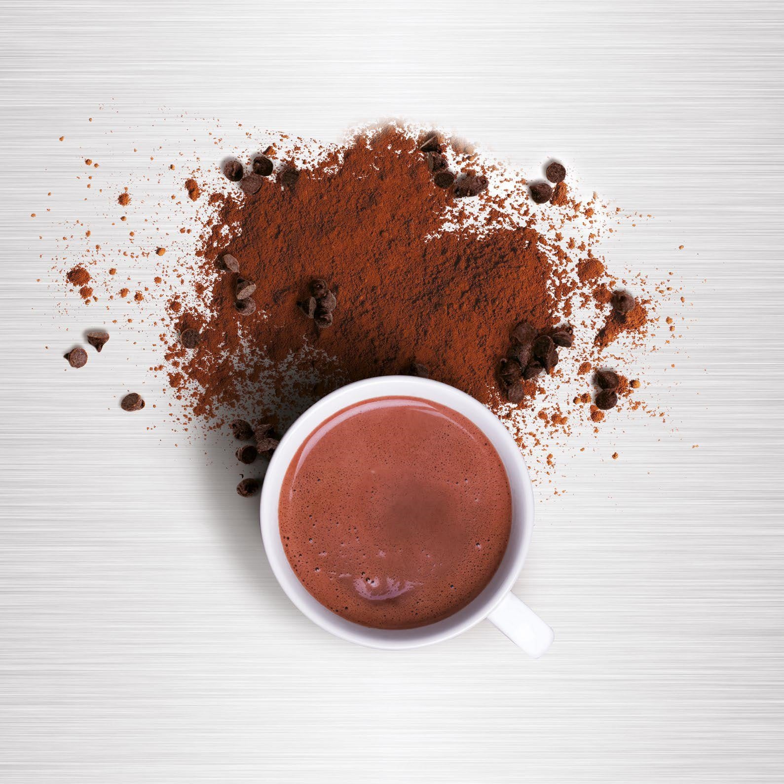 Premium Dark Hot Chocolate Mix 12oz Product Zoom
