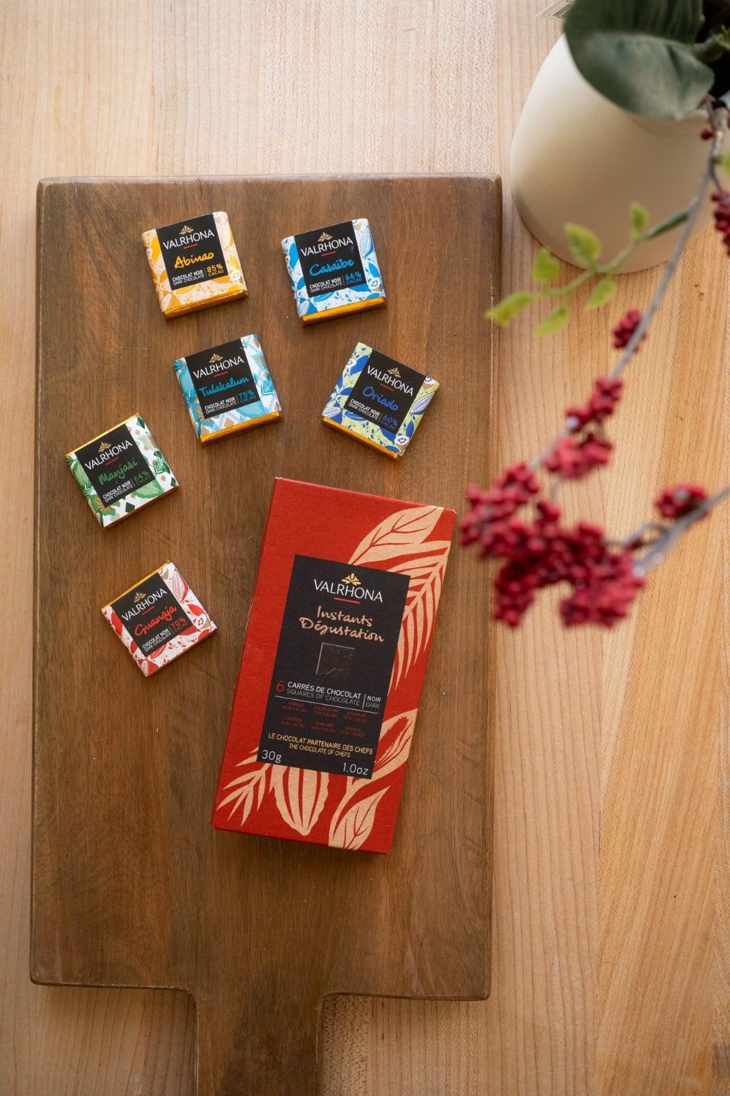 Dark Chocolate Discovery Box – 6 Grand Cru Squares