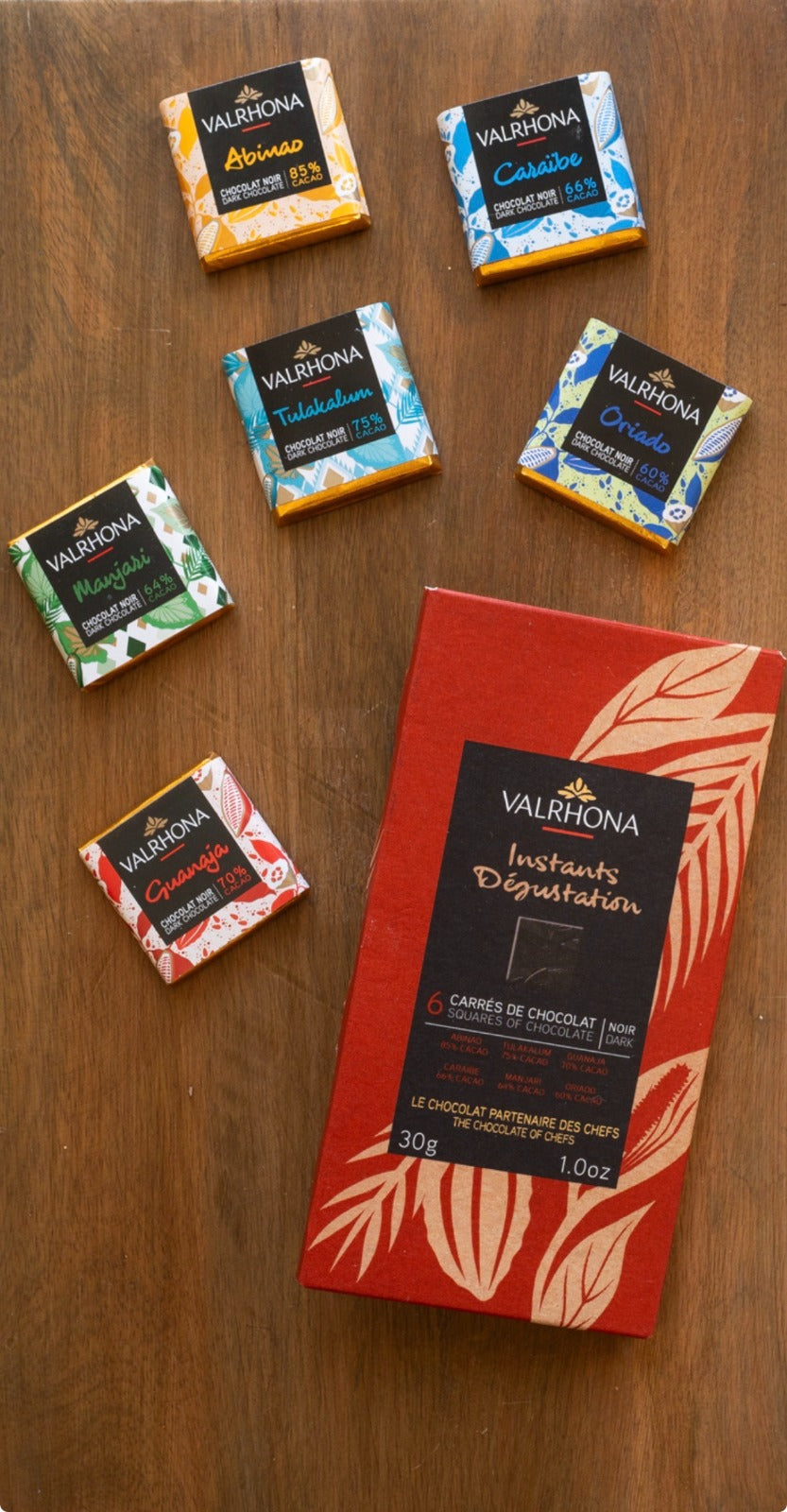 Dark Chocolate Discovery Box – 6 Grand Cru Squares
