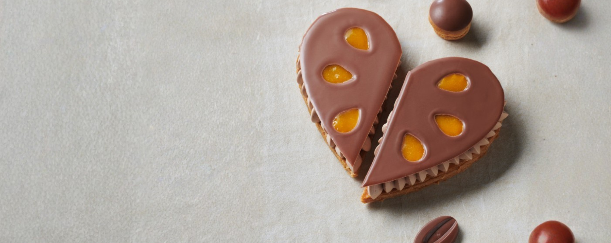 Saint Honore revisit Coeur Chocolate Jivara Passion