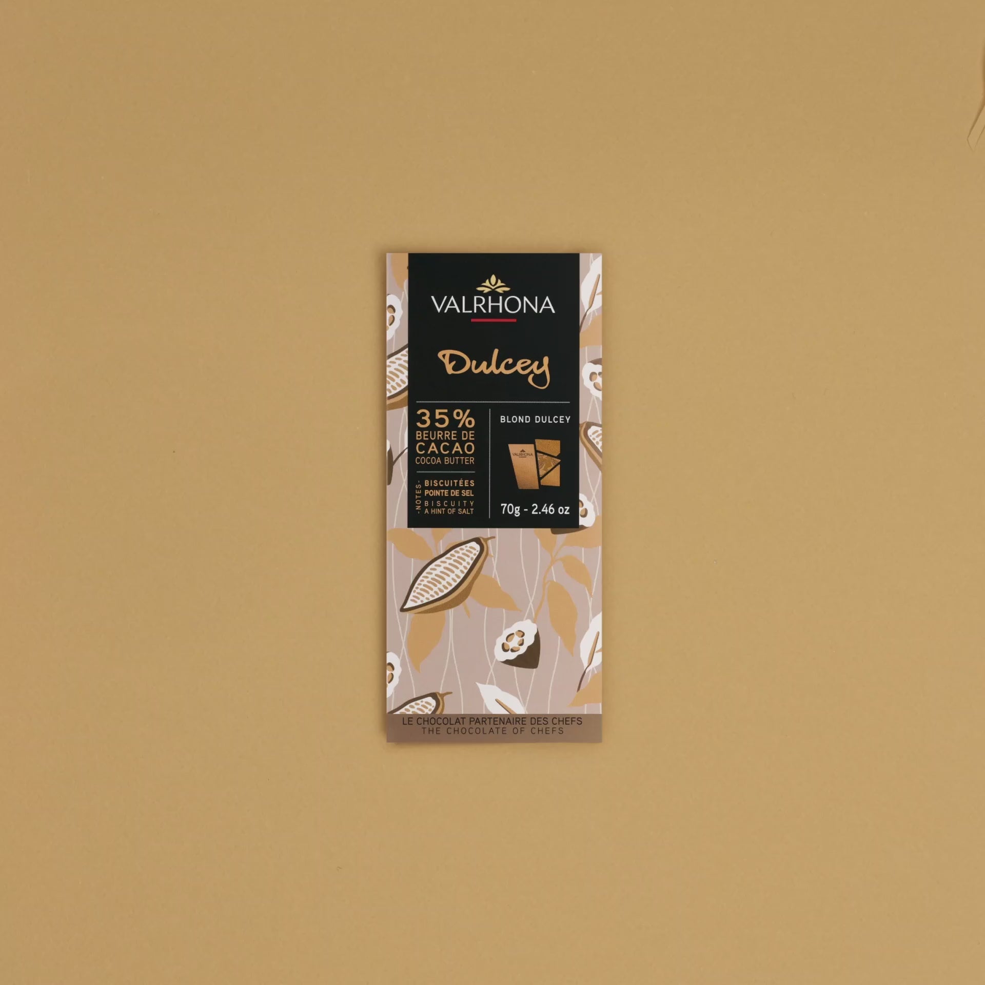 Blonde Chocolate Bar Dulcey 35 Percent 2.46oz Stopmotion Video