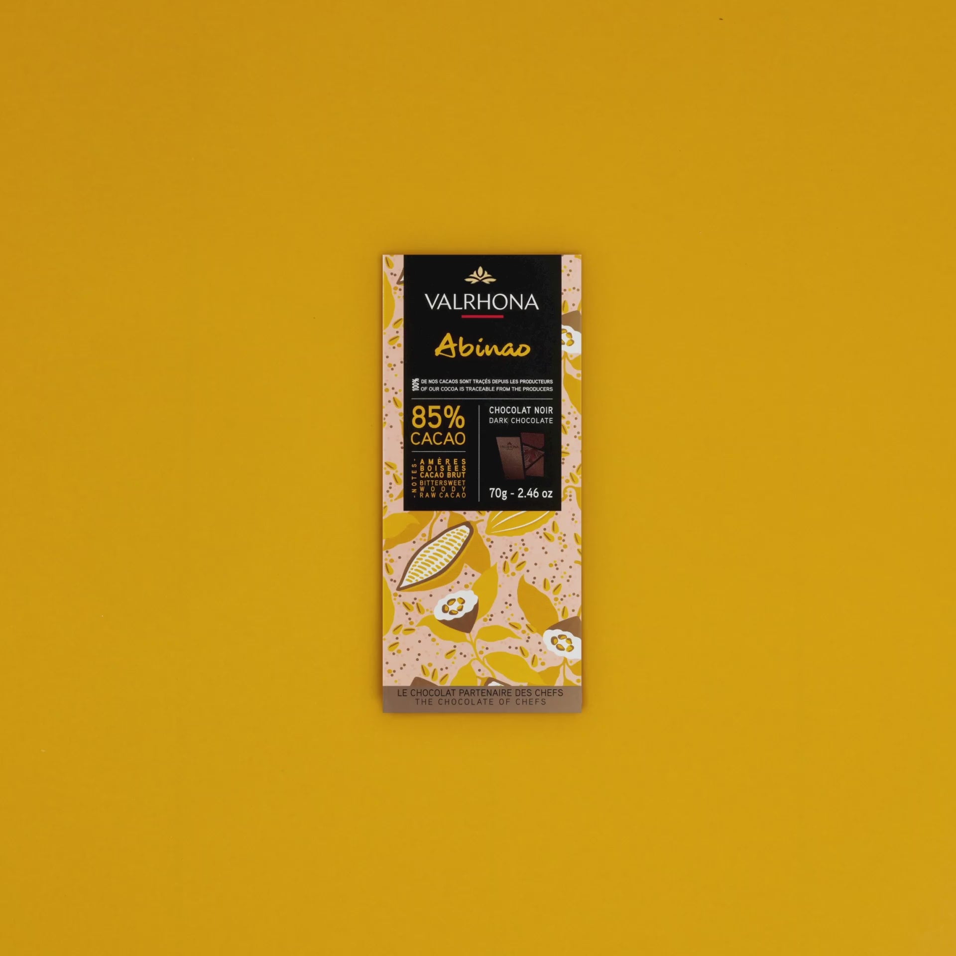 その他 valrhona Valrhona ABINAO 85% Dark Bitter Chocolate 70g