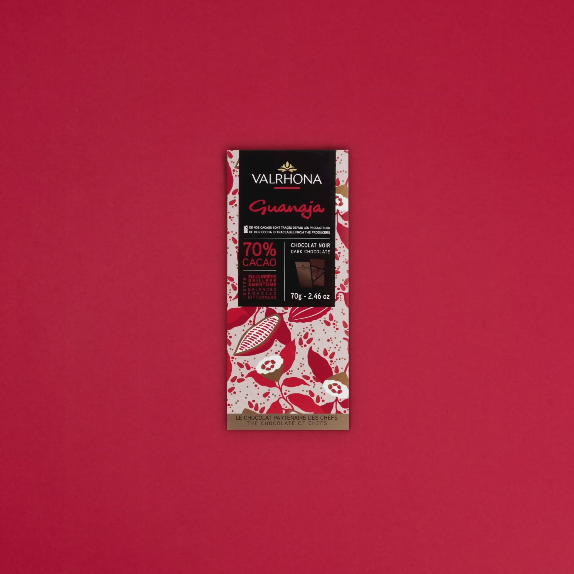 Dark Chocolate Bar Guanaja 70 Percent 2.46oz Stopmotion Video